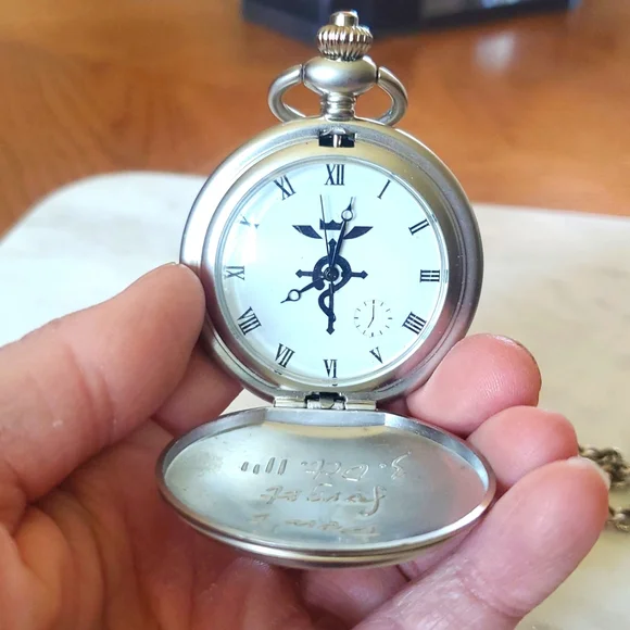 Fullmetal Alchemist Pocket Watch Anime Cosplay Collectible. - Picture 5 of 7